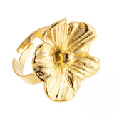 Daisy ring, Gold