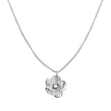 Daisy crystal necklace, Steel