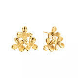 Rosie trio earring, Gold