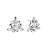 Rosie trio earring, Steel