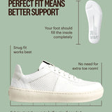 LONDON Sneakers Bio Leather, White/Chalk