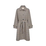 Selestine Check Coat, Oxford tan TULOSSA!