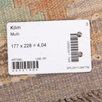Kelim matto, multi #601 / 177 x 228 cm