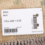 Kelim matto, multi #600 / 178x236cm