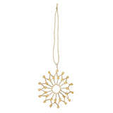 Elia lumihiutalekoriste Ø7cm, Gold/Silver