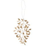 Clio lehtikoriste H14cm, Champagne