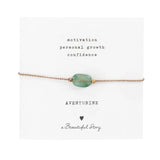 Gemstone rannekoru Aventurine