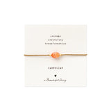 Gemstone rannekoru Carnelian