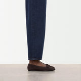 Blaise suede mokkaballerinat, Chocolate