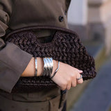 Twist bangle, Steel