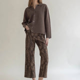 Cashmere neuletakki, Espresso