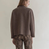Cashmere neuletakki, Espresso
