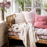 Tyynynpäällinen pellavaa 50x50cm, Nude