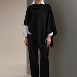 Cashmereponcho, Black