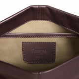 Clay Clutch nahkaa, Burgundy