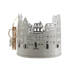 Walther & co - Copenhagen talolyhty, vaaleanharmaa h9,5cm