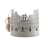 Walther & co - Copenhagen talolyhty, vaaleanharmaa h9,5cm