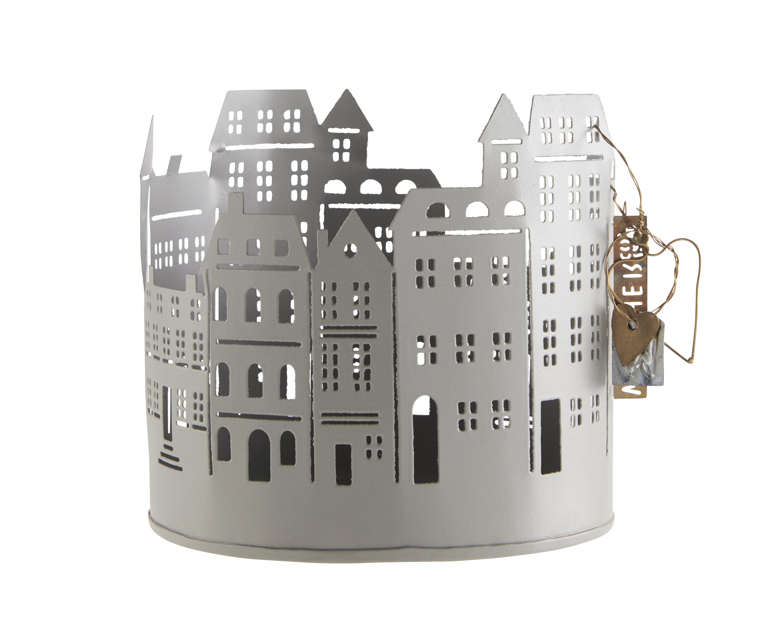 Walther & co - Copenhagen talolyhty, vaaleanharmaa h12,5cm