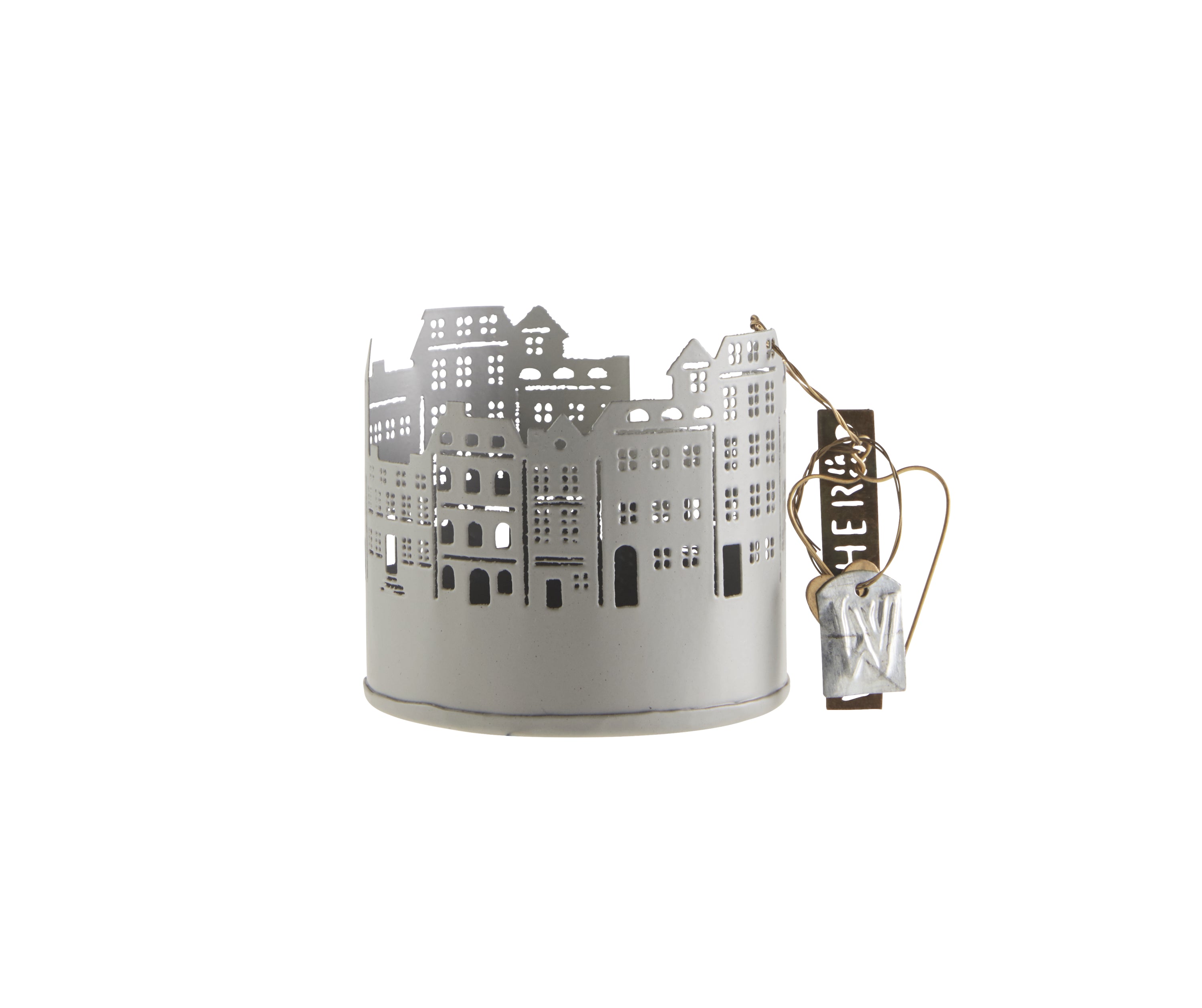 Walther & co - Copenhagen talolyhty, vaaleanharmaa h6,5cm