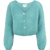 Cornelia lyhyt mohairneuletakki, Seafoam Green