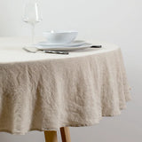 Sunrise pyöreä pöytäliina Ø220, Oatmeal