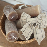 Ruudullinen rusetti M, Linen