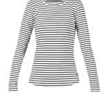 Ditte t-paita, Ecru/New Navy