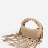 Agnes Mini Bag Suede, Sand