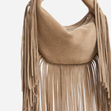 Agnes Mini Bag Suede, Sand