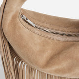 Agnes Mini Bag Suede, Sand