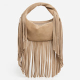 Agnes Mini Bag Suede, Sand