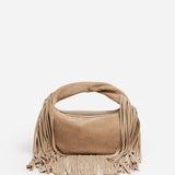 Agnes Mini Bag Suede, Sand