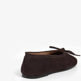 Blaise suede mokkaballerinat, Chocolate