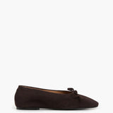 Blaise suede mokkaballerinat, Chocolate