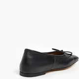 Kim Leather ballerinat, Black