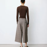 Arnold ruudulliset housut, Beige