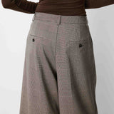 Arnold ruudulliset housut, Beige