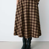 Adonia ruudullinen midihame, Chocolat