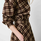 Adonia ruudullinen midihame, Chocolat
