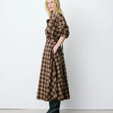 Adonia ruudullinen midihame, Chocolat