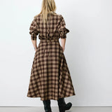 Adonia ruudullinen midihame, Chocolat