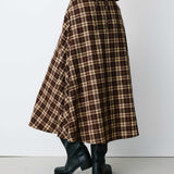 Adonia ruudullinen midihame, Chocolat