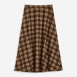 Adonia ruudullinen midihame, Chocolat
