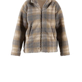 Fay "teddyfleece" takki, Almond Check