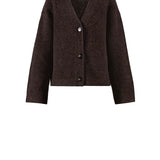 Frankie Knit Cardigan, Chocolate