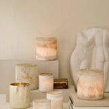 Alvie kynttilälyhty H13cm, Pearl