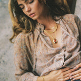 Golden Rope Necklace, Gold