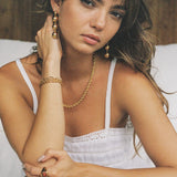 Hi Ho Gold Earrings, Gold