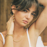 Hi Ho Gold Earrings, Gold