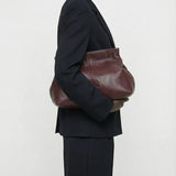 Clay Clutch nahkaa, Burgundy